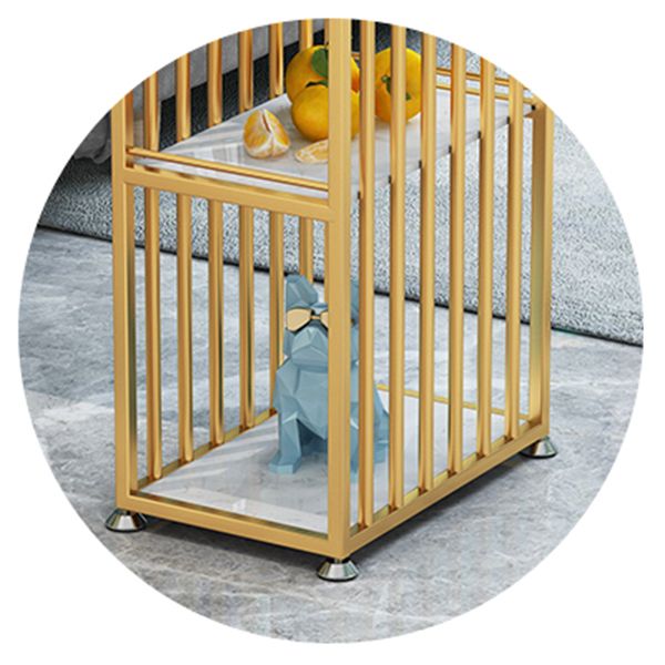 Glam Rectangle Bar Set Storage 1/2/3 Pieces Stone Counter Height Set in Gold Clearhalo 'Bar Furniture' 'furn' 'furn_home_bar_bar_sets' 'Furniture' 'Home Bars & Bar Sets' 'home_bar_bar_sets' 'Kitchen & Dining Furniture' 1200x1200_08e21de4-defe-436e-94e2-c263dbbbc703