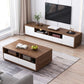 Wooden TV Stand Console Scandinavian TV Media Stand with Drawers Clearhalo 'furn' 'furn_tv_stands_entertainment_centers' 'Furniture' 'Living Room Furniture' 'TV Stands & Entertainment Centers' 'TV Stands & Media Storage Furniture' 'tv_stands_entertainment_centers' 1200x1200_08e24b0d-8e33-406d-a1a3-bd07eccac1b5