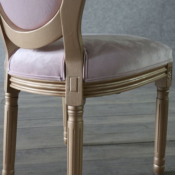 Traditional Velvet Dining Chair 38''H King Louis Back Side Chair with 4 Legs for Restaurant Clearhalo ' kitchen&dining_furn' 'Dining Chairs' 'Dining Tables & Seating' 'dining_chair' 'furn' 'furn_dining_chair' 'Furniture' 'furniture_dining_chair' 'Kitchen & Dining Furniture' 'kitchen' 1200x1200_08e28071-f134-4147-b210-c71fa5f94514
