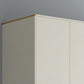Hinged Wardrobe Closet with Drawer Engineered Wood Wardrobe Cabinet