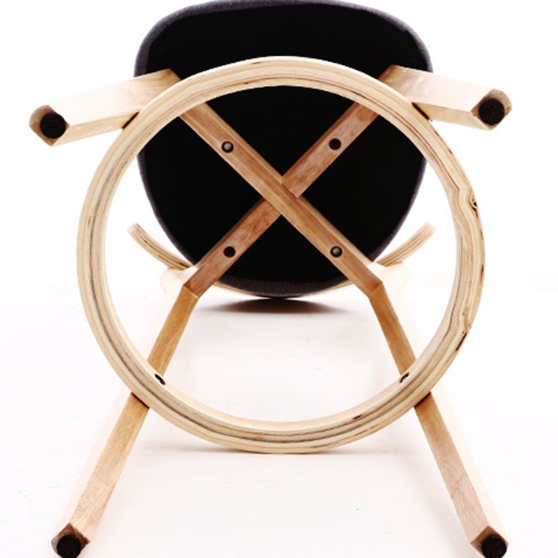 Scandinavian Rubberwood Coffee Shop Stool Footrest Upholstered Bar Stools Clearhalo 'Bar Furniture' 'Bar Stools' 'bar_stools' 'furn' 'furn_bar_stools' 'Furniture' 'furniture_bar_stools' 'Kitchen & Dining Furniture' 1200x1200_08e2a8f8-a463-4ad2-bf89-f74af5f388b0