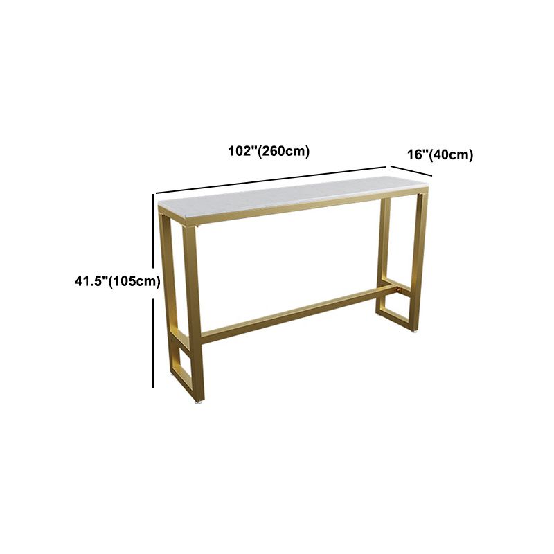 Table à manger en pierre de bar à barre glamour