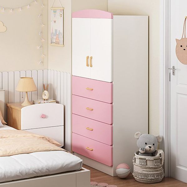 Contemporary Style Wooden Wardrobe White Colour Wardrobe Closet for Home Clearhalo 'Armoires & Wardrobes' 'armoires_wardrobes' 'Bedroom Furniture' 'furn' 'furn_armoires_wardrobes' 'Furniture' 1200x1200_08e50588-02d7-4702-9056-0d49df5cdfce