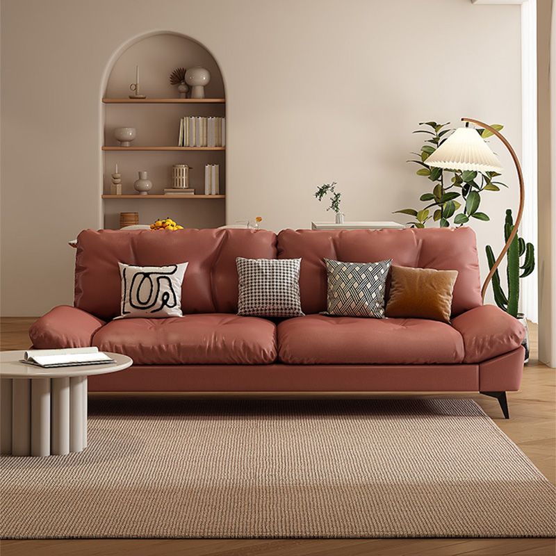 Glam trapuntato a braccio quadrato soggiorno divano in vetro