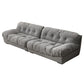 Scandinavian Solid Color Sofa 39.37" Wide Tufted Back Armless Sofa