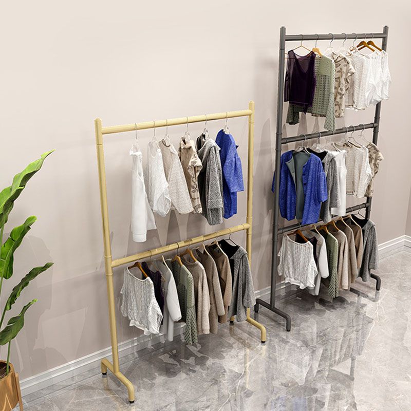 Eigentijdse hal boom metaal ingelijst 2 hangende rail ingang jashanger