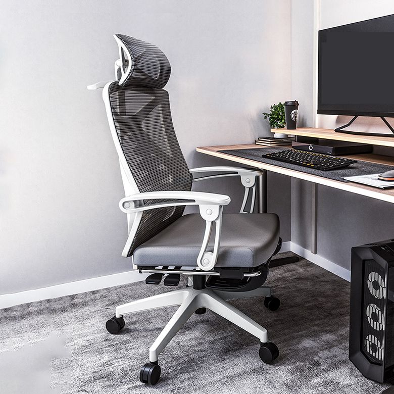 Modern Fixed Arms Bureau Stoel Swivel verstelbare stoelhoogte bureau stoel met wielen