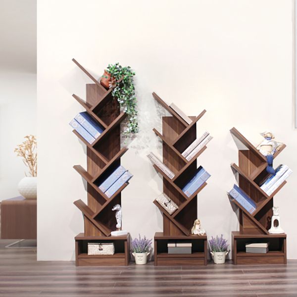 Modern Closed Back Bookshelf Manufactured Wood Vertical Bookcase for Home Clearhalo 'Bookcases' 'furn' 'furn_bookcases' 'Furniture' 'furniture_bookcases' 'Office Furniture' 1200x1200_08ec39fd-ec22-453e-9e2a-3687decb2d99