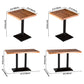 Solid Wood Industrial Style Dining Table Brown Table with Black Frame for Dinning Room Clearhalo ' dining_table' 'Dining Tables & Seating' 'Dining Tables' 'furn' 'furn_dining_table' 'Furniture' 'furniture_dining_table' 'Kitchen & Dining Furniture' 'kitchen&dining_furn' 'kitchen' 'kitchen_dining_table' 1200x1200_08ee8063-6519-4fcb-9603-a309d165d873