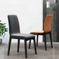 Industrial Rubberwood Solid Back Side Chair Matte Finish Leather Dining Chair with Black Legs Clearhalo ' kitchen&dining_furn' 'Dining Chairs' 'Dining Tables & Seating' 'dining_chair' 'furn' 'furn_dining_chair' 'Furniture' 'furniture_dining_chair' 'Kitchen & Dining Furniture' 'kitchen' 1200x1200_08f01d9f-7556-4cbe-97ad-b74ad6101749