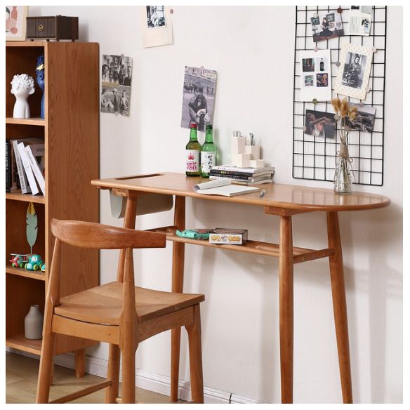 Mesa de comedor moderna con altura de mostrador de madera maciza