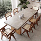 Rectangular Dining Table Grey Solid Wood Table Top for Dining Room Clearhalo 'Dining Tables & Seating' 'Dining Tables' 'dining_table' 'furn' 'furn_dining_table' 'Furniture' 'Kitchen & Dining Furniture' 1200x1200_08f50051-f568-44b1-a868-45b17c065323