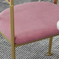 Glam Metal Arm Dining Chair Upholstered Dining Side Chair for Restaurant Use Clearhalo ' kitchen&dining_furn' 'Dining Chairs' 'Dining Tables & Seating' 'dining_chair' 'furn' 'furn_dining_chair' 'Furniture' 'furniture_dining_chair' 'Kitchen & Dining Furniture' 'kitchen' 1200x1200_08f6f0a1-5480-4006-a9b3-86cd7ad0896d