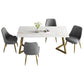 Simplicity Dining Table Rectangular Sintered Stone Table with Metallic Base Clearhalo ' dining_table' 'Dining Tables & Seating' 'Dining Tables' 'furn' 'furn_dining_table' 'Furniture' 'furniture_dining_table' 'Kitchen & Dining Furniture' 'kitchen&dining_furn' 'kitchen' 'kitchen_dining_table' 1200x1200_08f75abe-e390-4536-8352-1fe76ecd0318