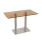 Modern Glass Desktop Geometric Dining Table Metal Base for Dining Room Clearhalo 'Dining Tables & Seating' 'Dining Tables' 'dining_table' 'furn' 'furn_dining_table' 'Furniture' 'Kitchen & Dining Furniture' 1200x1200_08f8252b-3b4b-4e21-8d73-c22aeec6c0ba