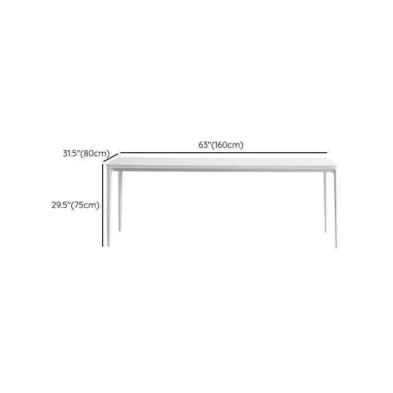 Modern Style 1/2/4/5/6/7 Pieces Dining Chairs Set Rectangle Stone Furniture in White Clearhalo 'Dining Room Sets' 'Dining Tables & Seating' 'dining_room_set' 'furn' 'furn_dining_room_set' 'Furniture' 'Kitchen & Dining Furniture' 1200x1200_08f8dd0d-2e3a-4e69-9efc-c1e78dfbe650