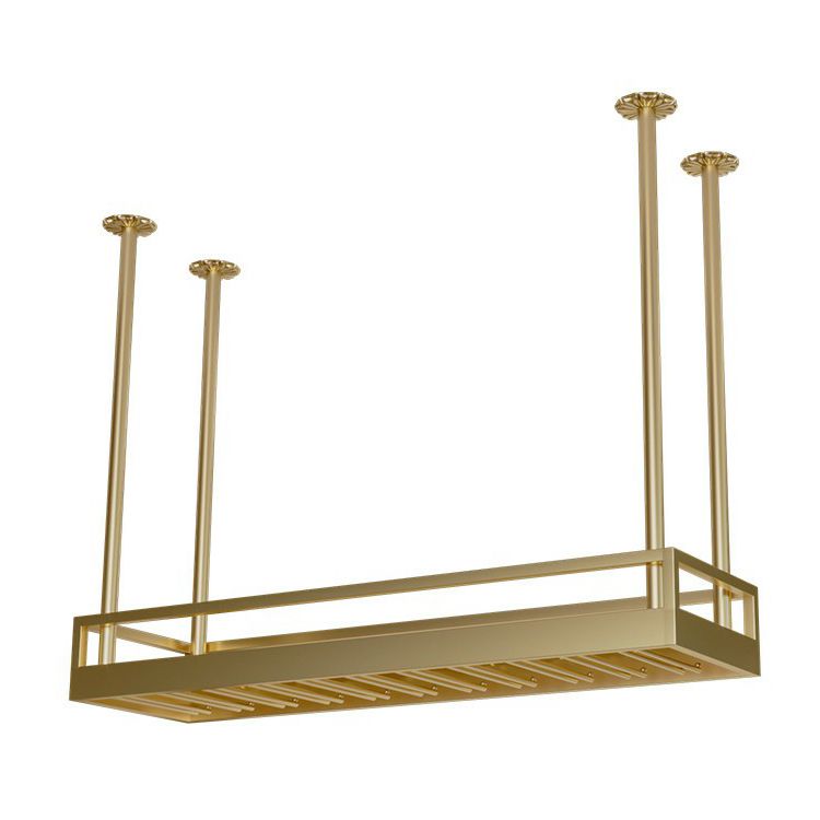 Metaalhangende wijnhouder Rack Modern Wine Rack Kit -39.4 "L x 13,8" W x 5,9 "H H