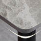 Metal Industrial Rectangle Dining Table Sintered Stone Top Indoor Table with Black Legs Clearhalo 'Dining Tables & Seating' 'Dining Tables' 'dining_table' 'furn' 'furn_dining_table' 'Furniture' 'furniture_dining_table' 'Kitchen & Dining Furniture' 'kitchen' 'kitchen_dining_table' 1200x1200_08fa170d-64f2-4f5f-a5c8-acbd268f7bc8
