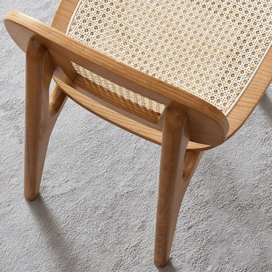 Modern Style Wood Chair Open Back Dining Side Chair for Dining Room 17"x15.7"x32" Clearhalo 'Dining Chairs' 'Dining Tables & Seating' 'dining_chair' 'furn' 'furn_dining_chair' 'Furniture' 'furniture_dining_chair' 'Kitchen & Dining Furniture' 1200x1200_0900c0ea-feb7-4fe7-a7fe-6173afa0a123