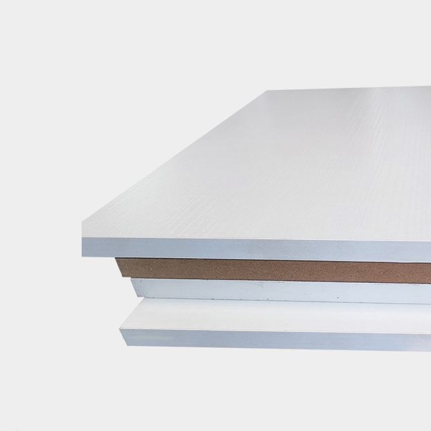 Scandinavian Manufactured Wood Floating Bookcase 9-inch Wide Bookshelf