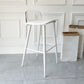 Contemporary Bar-stool Plastic Counter Bar Stool with Plastic Legs