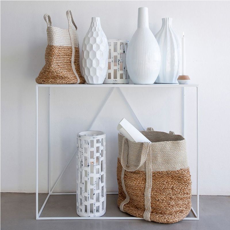 Rectangle Table accent de console contemporaine