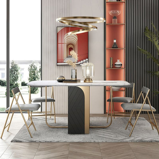 Juego de comedor de muebles modernos 1/2/3/5 PCS Plegable mesa y sillas