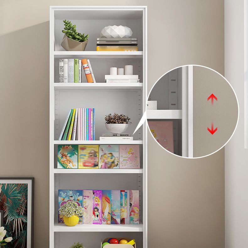 Closed Back Bookshelf Contemporary Style Bookcase for Study Room Office Clearhalo 'Bookcases' 'furn' 'furn_bookcases' 'Furniture' 'furniture_bookcases' 'Office Furniture' 1200x1200_09077fec-f021-42d9-b9ab-2b4ce09a4df1