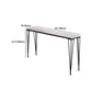 Modern 1/7 Pieces Bar Table Set Rectangle Stone Counter Table with High Stools for Cafe Clearhalo 'Bar Furniture' 'furn' 'furn_home_bar_bar_sets' 'Furniture' 'Home Bars & Bar Sets' 'home_bar_bar_sets' 'Kitchen & Dining Furniture' 1200x1200_0907b1dc-a191-4cfa-aed6-7f479426348b