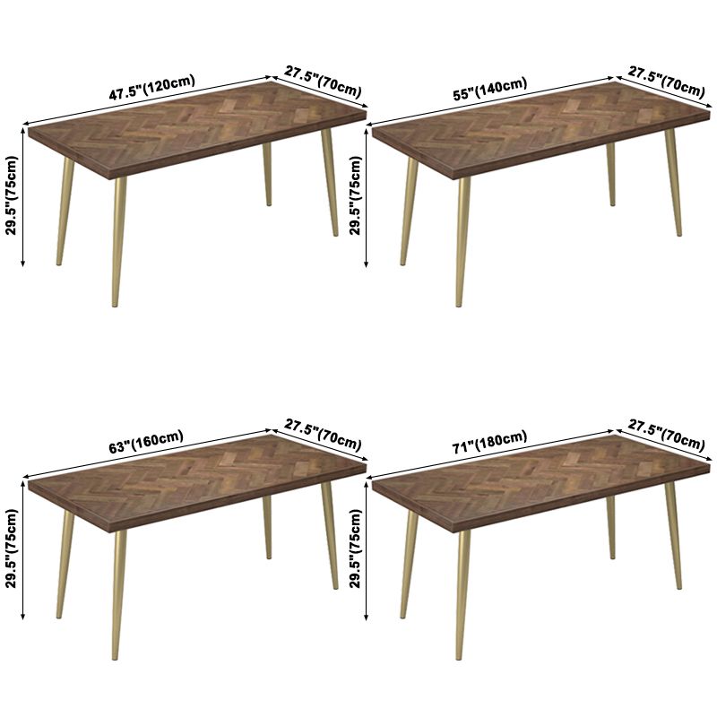 Traditional Luxury Pine Solid Wood Dining Table Rectangle 4 Legs Table for Dining Room Clearhalo ' dining_table' 'Dining Tables & Seating' 'Dining Tables' 'furn' 'furn_dining_table' 'Furniture' 'furniture_dining_table' 'Kitchen & Dining Furniture' 'kitchen&dining_furn' 'kitchen' 'kitchen_dining_table' 1200x1200_0907fab0-d50c-4200-a5c5-a5daec0b1c96