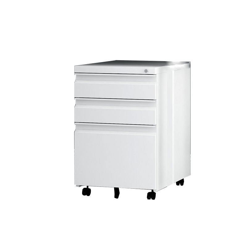 Contemporary File Cabinets Metal Frame File Pedestal with Key Lock for Office Clearhalo 'Filing Cabinets' 'filling_cabinets' 'furn' 'furn_filling_cabinets' 'Furniture' 'Office Furniture' 1200x1200_090b2c3c-2734-4151-85c9-67288d95222d
