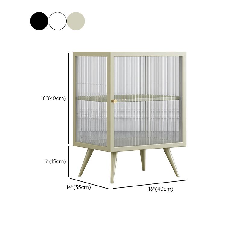Industrieller Akzenttisch Nachttisch antiker Finish Nachttisch