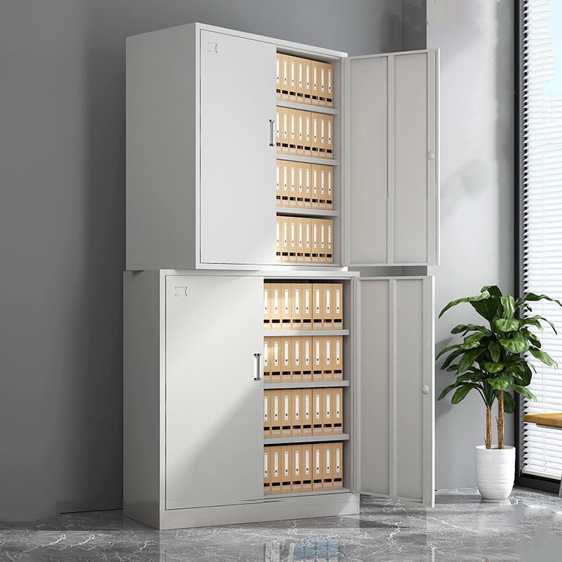 Contemporary File Cabinets Metal Frame Solid Color Fireproof Vertical File Cabinet Office Clearhalo 'Filing Cabinets' 'filling_cabinets' 'furn' 'furn_filling_cabinets' 'Furniture' 'Office Furniture' 1200x1200_090c312d-d9c4-402e-b64d-ef7e207b2e9c