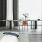 Industrial Rectangle Home Furniture Stone Double Pedestal Dining Table for Home Clearhalo ' dining_table' 'Dining Tables & Seating' 'Dining Tables' 'furn' 'furn_dining_table' 'Furniture' 'furniture_dining_table' 'Kitchen & Dining Furniture' 'kitchen&dining_furn' 'kitchen' 'kitchen_dining_table' 1200x1200_0912ed0e-b7ed-40b5-ba58-1b4d2827de23