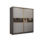 Sliding Engineered Wood Wardrobe Cabinet Modern Wardrobe Armoire
