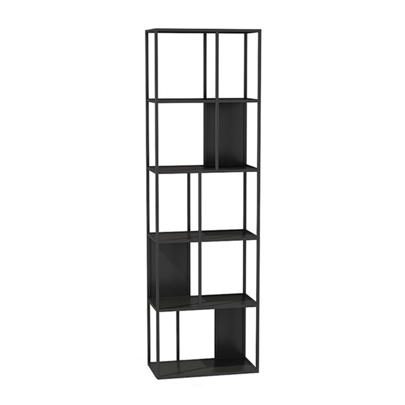 Modern Open Bookcase with Metal Rectangular Shelves for Study Room Clearhalo 'Bookcases' 'furn' 'furn_bookcases' 'Furniture' 'furniture_bookcases' 'kitchen' 'kitchen_bookcases' 'Living Room Furniture' 'Office Furniture' 1200x1200_0917ca4a-6a22-4d64-b26d-04f567089866