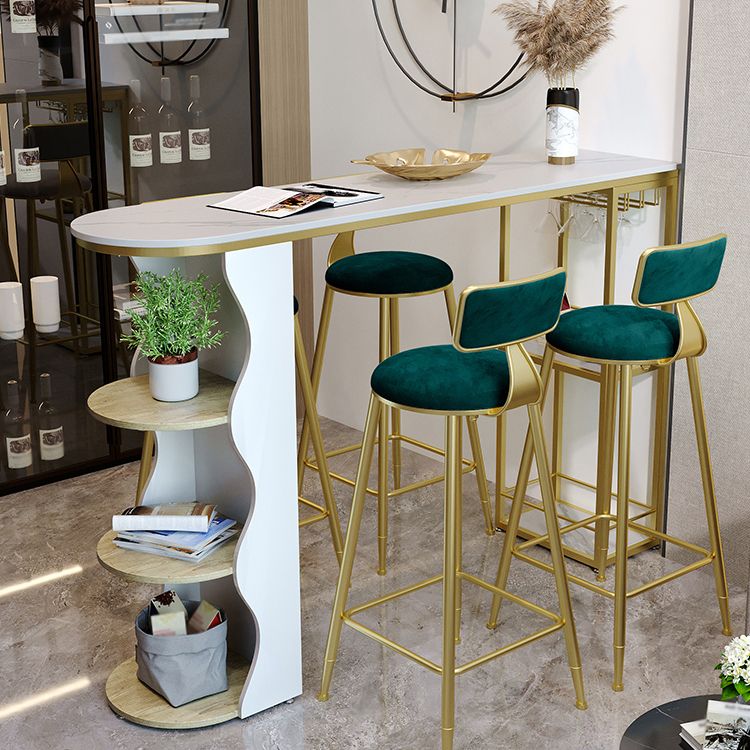 Tavolo da pranzo in pietra in pietra bianca tavolo da pranzo tradizionale bar di lusso con base a slitta