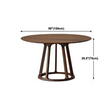 Pine Solid Wood Dining Table Modern Solid Wood Pedestal Dining Table Clearhalo ' dining_table' 'Dining Tables & Seating' 'Dining Tables' 'furn' 'furn_dining_table' 'Furniture' 'furniture_dining_table' 'Kitchen & Dining Furniture' 'kitchen&dining_furn' 'kitchen' 'kitchen_dining_table' 1200x1200_091813b5-22f5-4f0c-ba69-3d2051b26ff5