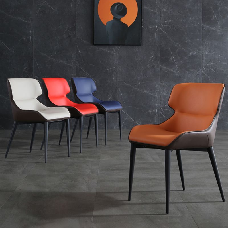 Industrial Style Metal Chair Dining Room Wingback Arm Chairs (Set of 2) Clearhalo ' kitchen&dining_furn' 'Dining Chairs' 'Dining Tables & Seating' 'dining_chair' 'furn' 'furn_dining_chair' 'Furniture' 'furniture_dining_chair' 'Kitchen & Dining Furniture' 'kitchen' 1200x1200_09183b89-9bc1-4099-ba4e-413c8285930e