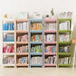 Contemporary Style Bookshelf Plastic Open Back Bookcase for Home Office Clearhalo 'Bookcases' 'furn' 'furn_bookcases' 'Furniture' 'furniture_bookcases' 'Office Furniture' 1200x1200_091972f6-37ff-4b6c-aac9-5306c92ea7c9
