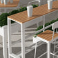 Rectangle Pub Height Dining Table Contemporary Bar Dining Table Clearhalo 'Bar Furniture' 'Bar Tables' 'bar_tables' 'furn' 'furn_bar_tables' 'Furniture' 'Kitchen & Dining Furniture' 1200x1200_091ae5c1-3b82-4f24-aba2-1755d56afd92
