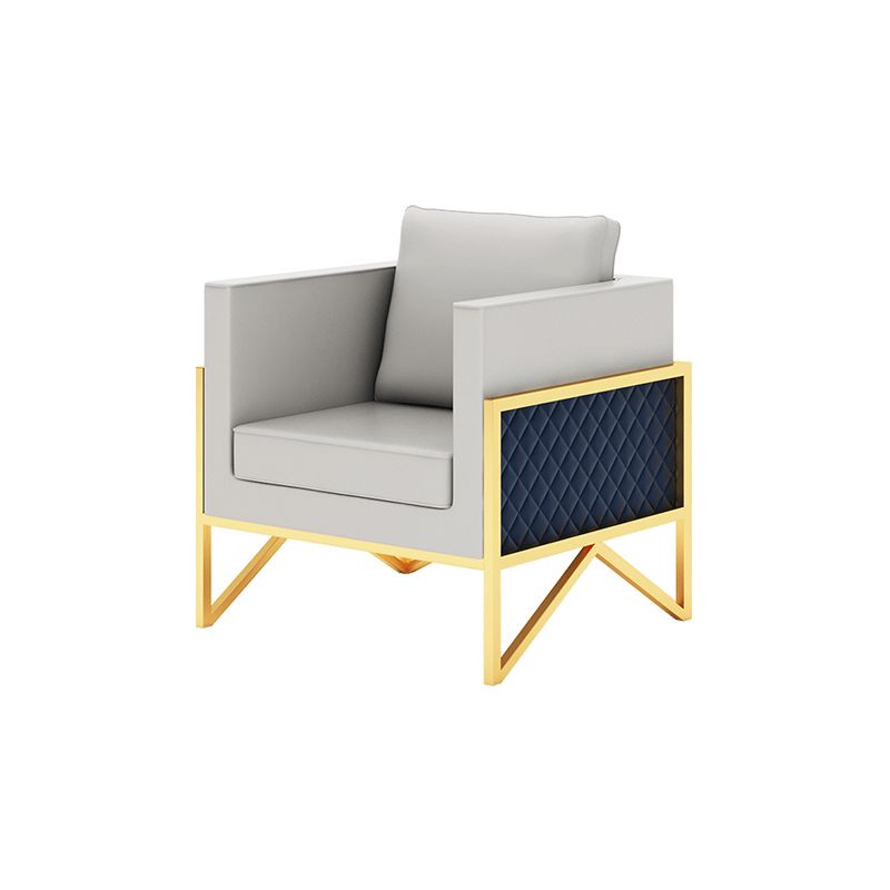 Divano a smoking in pelle genuina in pelle 26,77 "divano standard moderno largo