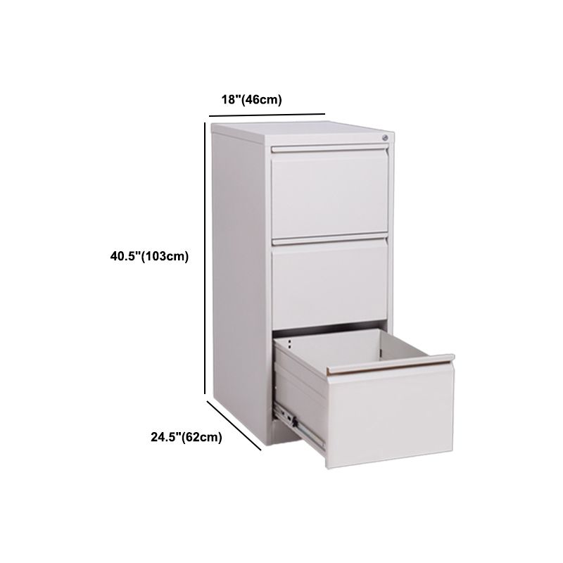 Steel Filing Cabinet Contemporary File Cabinet with Lock and Storage Clearhalo 'Filing Cabinets' 'filling_cabinets' 'furn' 'furn_filling_cabinets' 'Furniture' 'Office Furniture' 1200x1200_091b1f60-ecf6-455b-9bd7-d30b2d69738e