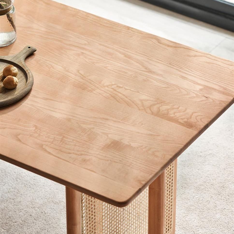 Modern Dining Set 1/2/4 Pcs Natural Solid Wood Dining Table and Chairs Clearhalo 'Dining Room Sets' 'Dining Tables & Seating' 'dining_room_set' 'furn' 'furn_dining_room_set' 'Furniture' 'Kitchen & Dining Furniture' 1200x1200_091b32b6-b590-4885-a420-be33c64005a2