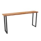 Modern Wooden 1/2/4 Pieces Bar Table Set Rectangle Bar Table with Metal Legs Clearhalo 'Bar Furniture' 'furn' 'furn_home_bar_bar_sets' 'Furniture' 'Home Bars & Bar Sets' 'home_bar_bar_sets' 'Kitchen & Dining Furniture' 1200x1200_091bc9ac-ec97-4108-a31a-3785c9ea63dc
