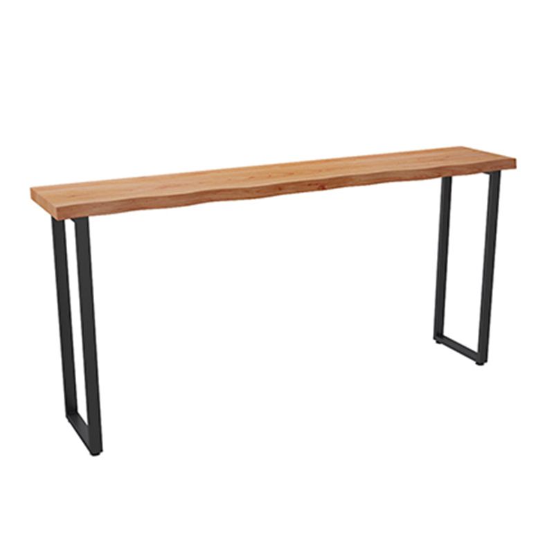 Modern Wooden 1/2/4 Pieces Bar Table Set Rectangle Bar Table with Metal Legs Clearhalo 'Bar Furniture' 'furn' 'furn_home_bar_bar_sets' 'Furniture' 'Home Bars & Bar Sets' 'home_bar_bar_sets' 'Kitchen & Dining Furniture' 1200x1200_091bc9ac-ec97-4108-a31a-3785c9ea63dc