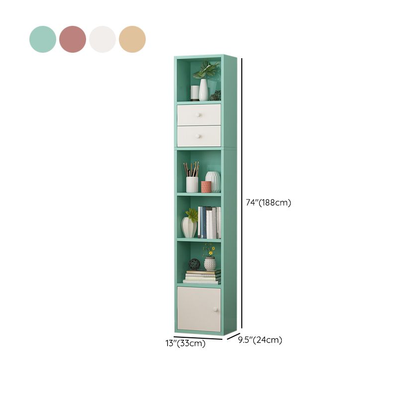 Estantería urbana estantería de madera diseñada con estantes para sala de estar