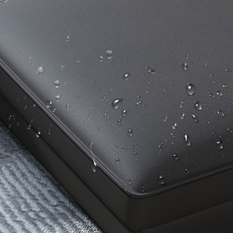 L-vormige hoge rug faux lederen vierkante arm sectioneel met slijtvast