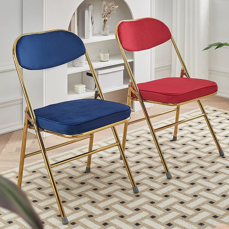 Glam Style Dining Chairs Kitchen Armless Side Chairs with Metal Legs Clearhalo ' kitchen&dining_furn' 'Dining Chairs' 'Dining Tables & Seating' 'dining_chair' 'furn' 'furn_dining_chair' 'Furniture' 'furniture_dining_chair' 'Kitchen & Dining Furniture' 'kitchen' 1200x1200_092034a5-2a58-45ed-9da5-8a47526f257a