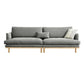 Recessed Arm Loose Back Sofa 35"W Velvet Sofa for Living Room Clearhalo 'furn' 'furn_sofas' 'Furniture' 'furniture_sofas' 'kitchen' 'kitchen_sofas' 'Living Room Furniture' 'Sofa' 'sofas' 1200x1200_09217b67-1c39-499e-a94f-d72808cefcbc
